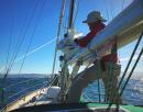 Securing the Mainsail, Approaching Monterey